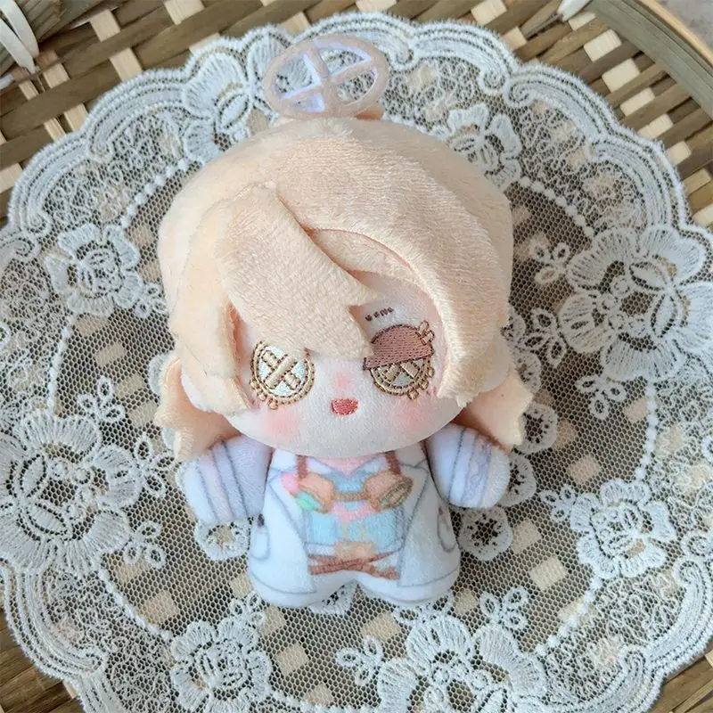 محشوة 10 سنتيمتر لعبة أنيمي الهوية الخامس لوكا نون إيما وودز نونو نمط البضائع الجسم أفخم دمية لعبة فستان ناعم القطن طفل هدية