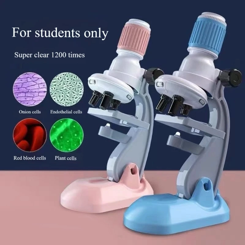 Interactieve kinderwetenschapsset Hoge resolutie microscoop voor biologieobservatie en natuurstudie A2UB