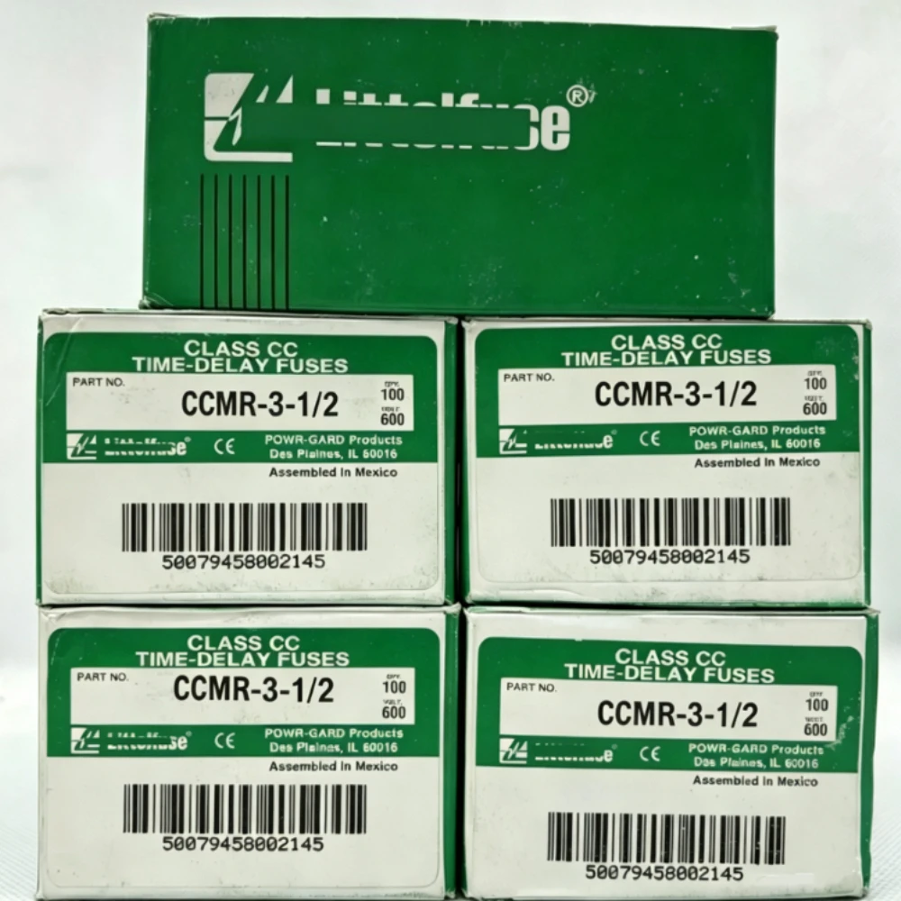 1PCS OEM CCMR‑3‑1/2 Class CC Time‑Delay Fuse 3.5A 600VAC Ferrule Fuse for Motor Circuit Protection