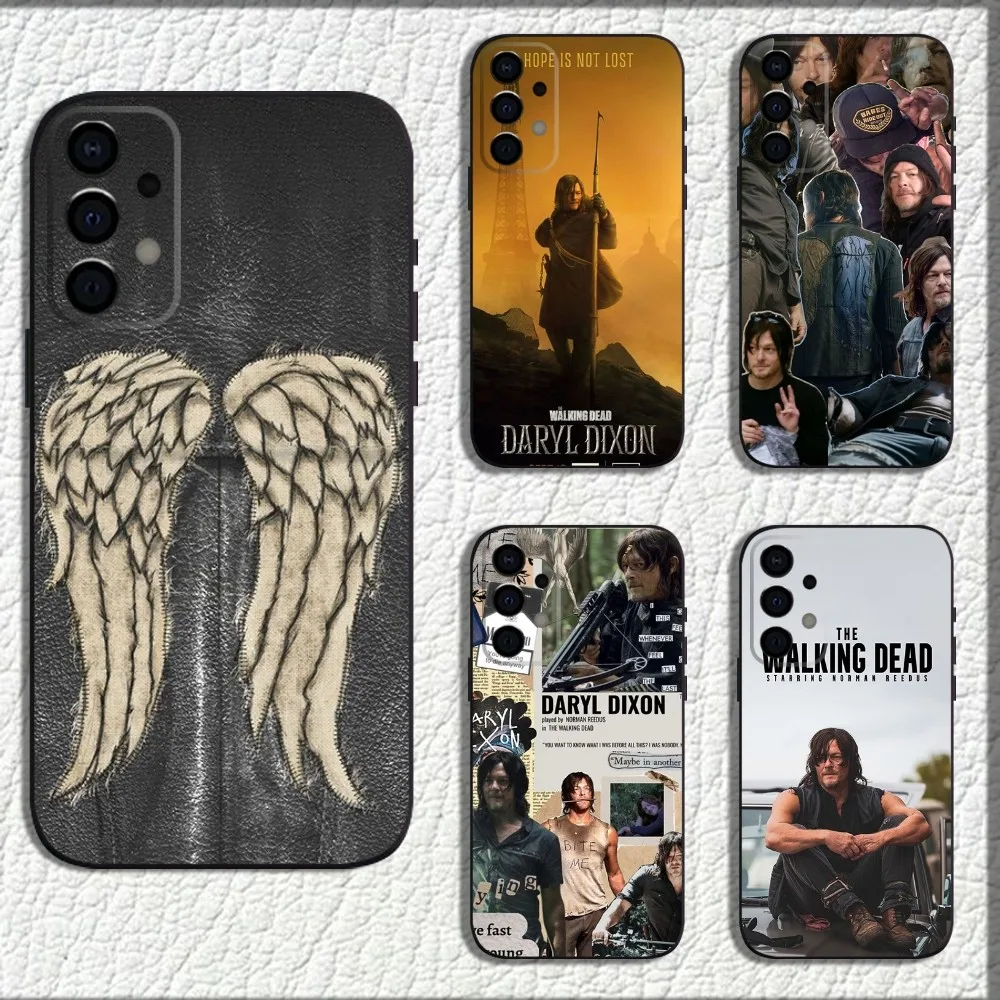 The W-Walkings D-Dead  Phone Case For Samsung Galaxy A13,A21s,A22,A31,A32,A52,A53,A71,A80,A91 Soft Black Shell