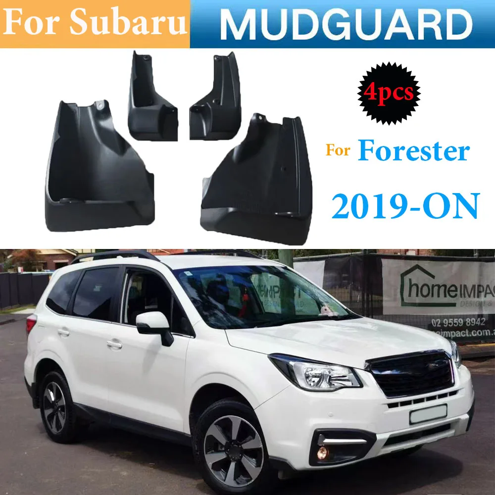 

4PCS For Subaru Forester SK 2019-ON Mudflaps Splash Guards Mud Flaps Flap Mudguards Fender Front Rear Car Accessories