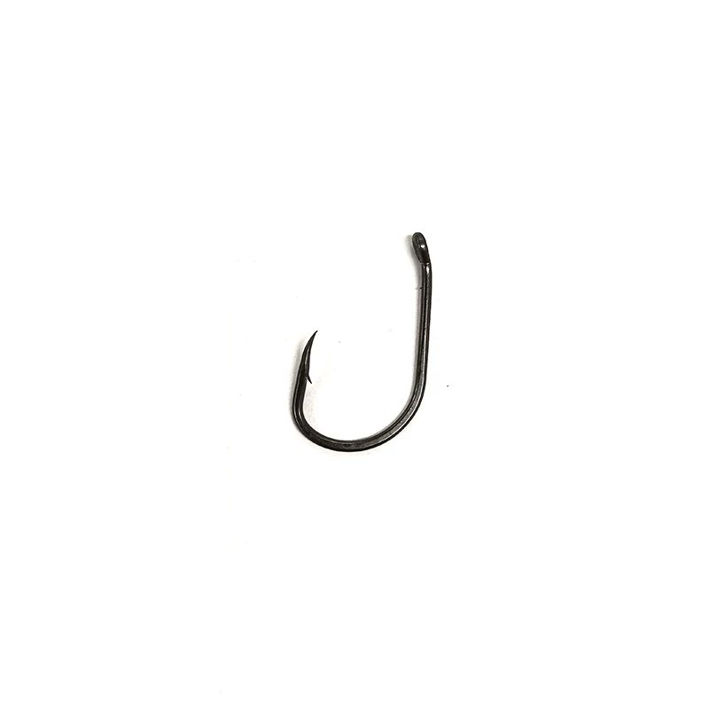 1000pcs Bent Eye Wide Gape Carp Fishing Hook Matt Black High Carbon Steel Barbed Pop-up Rig Hooks Fishing Accessories Pesca