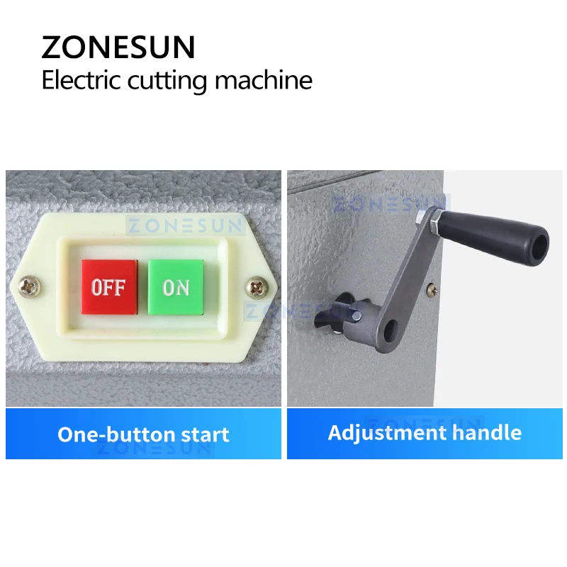 ZONESUN Foil Roll Cutting Machine Hot Foil Paper Dispenser Leather Stamping Equipment ZS-FC1