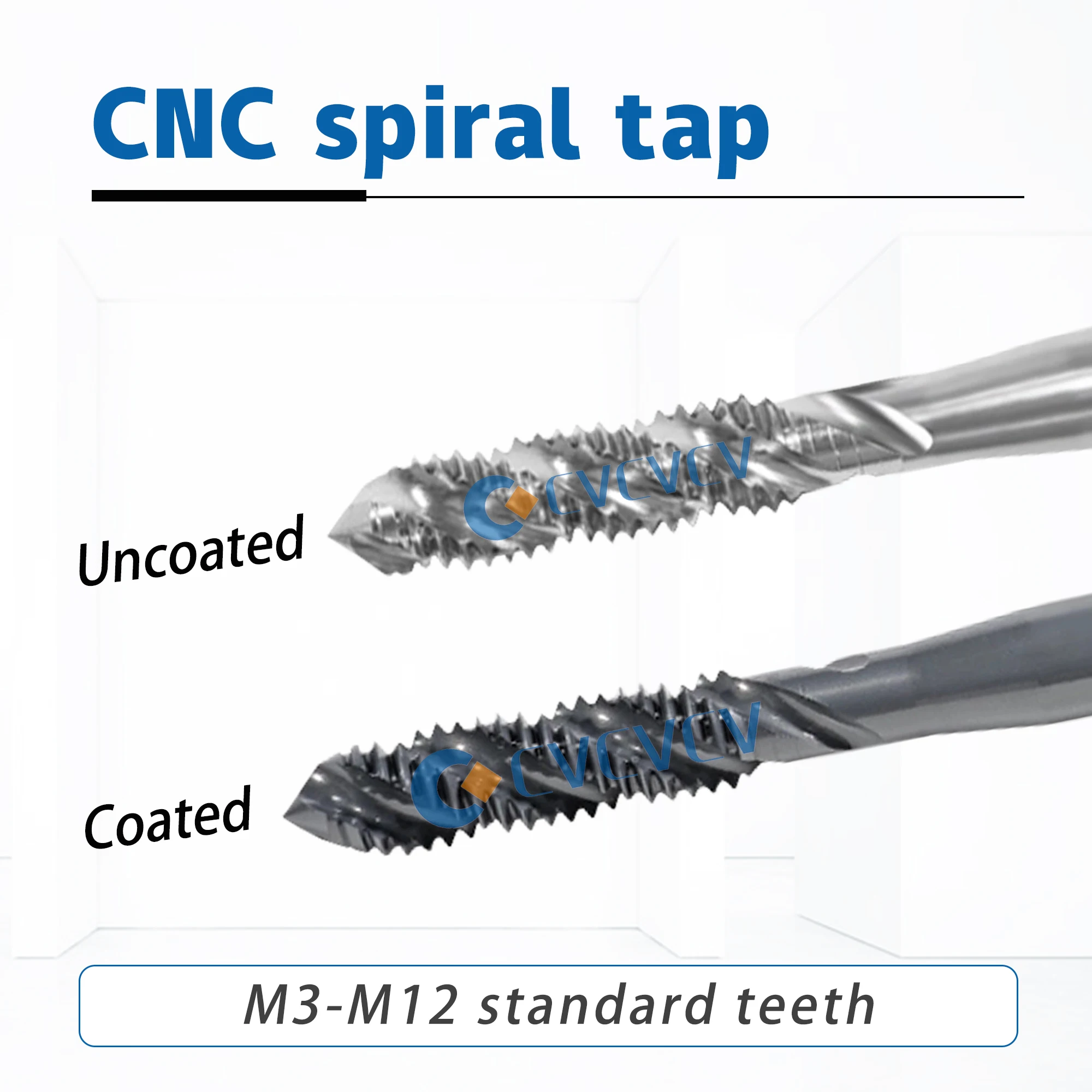 اضغط باستخدام الحاسب الآلي مخرطة المسمار تلميح الحنفية M3/M4/M5/M6/M8/M10/M12 تلميح مستقيم الأخدود مثقاب الخشب فراغ التبريد طلاء عملية Seismo مكافحة Sha