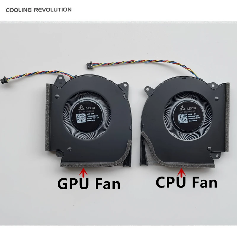 New Original Laptop CPU GPU Cooling Fan ASUS ROG Strix G713RC G513RC 13NR0850P01021 13NR0850P02021 NS85C59-21J09 21J10 5V 0.50A - Image 2