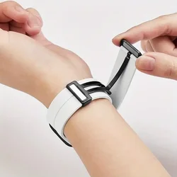 Magnetic Strap for Samsung Galaxy Fit 3 Band Metal connector Smartwatch Bracelet Correa Galaxy Fit3 Silicone Strap Accessories