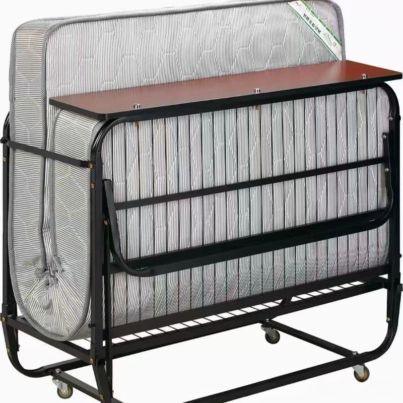 Multifunctional foldable bed household single leisure bed, portable folding
