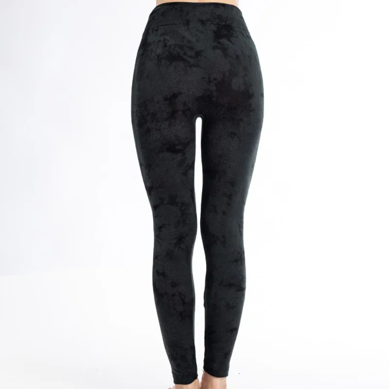Tie dye esportes leggings mulheres cintura alta calças magras ginásio treino ciclismo alta elástica yoga leggings de fitness para mulher