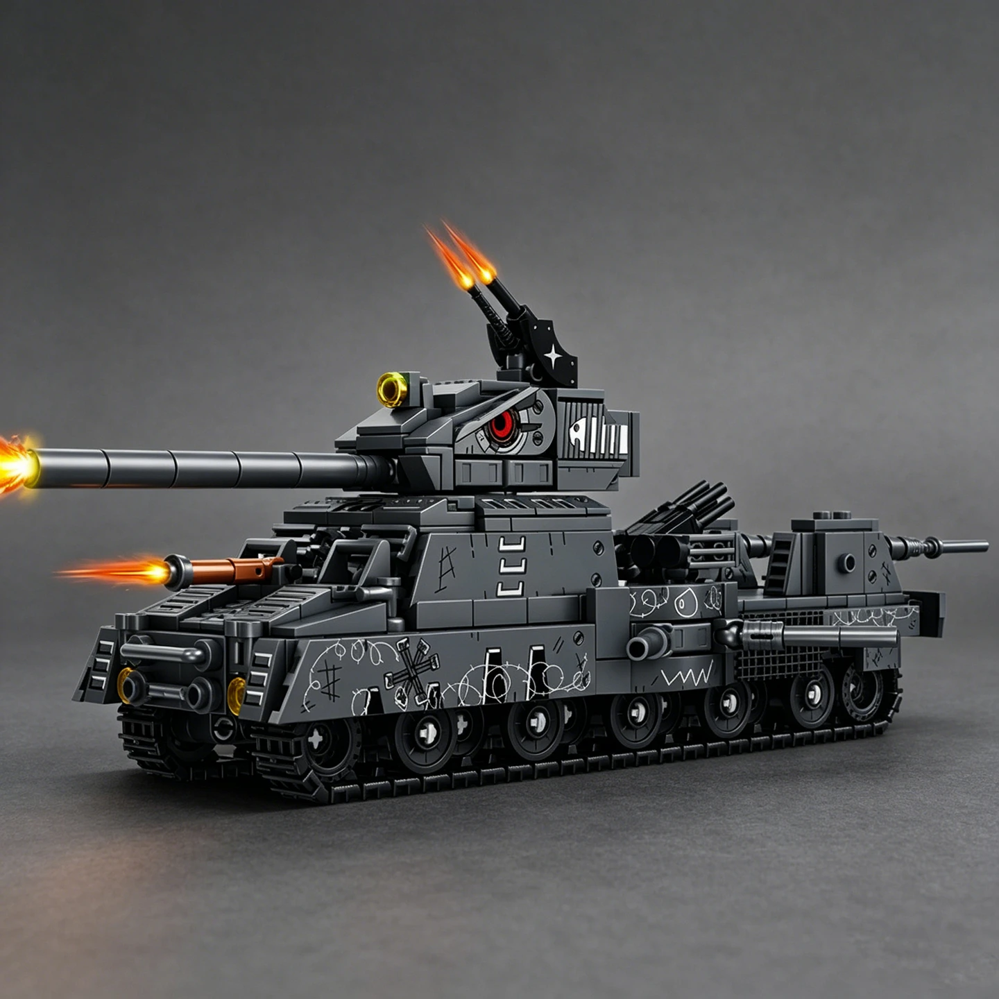 2026 NEW Elite Defense Forces Giant Maus Tank Building Blocks Toy Model: Armored Vehicle
