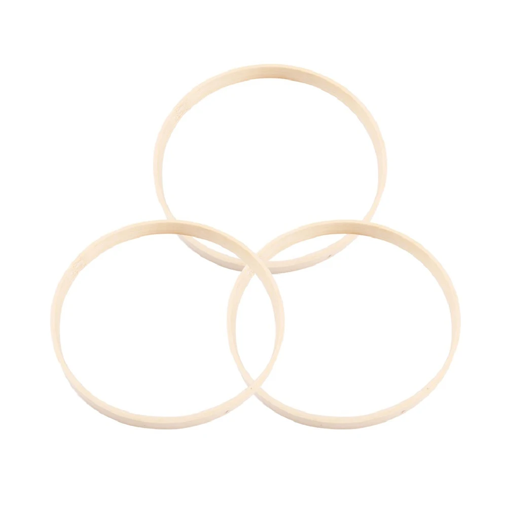 

12 Pcs Dream Catcher Bamboo Circle Diy Dreamcatcher Accessories Rings Round Macrame Decoration