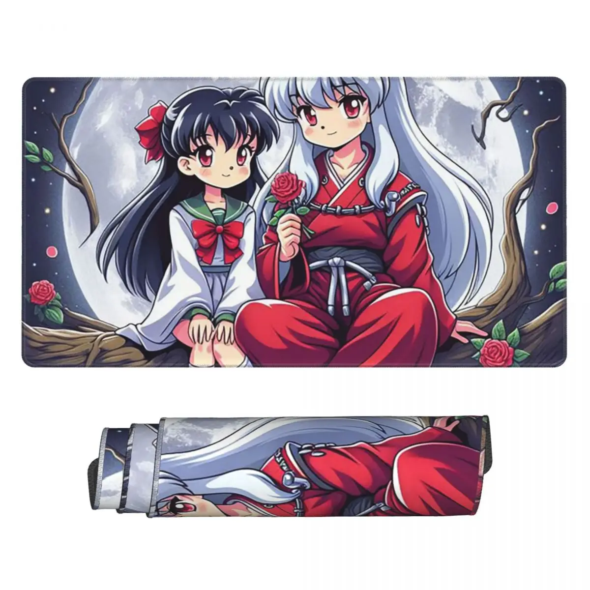 

Большой коврик для мыши MangaKimono Inuyasha Sesshomaru, коврик для геймеров, для ПК и ноутбуков, коврик для клавиатуры, компьютерный игровой коврик, офисные аксессуары, настольный коврик