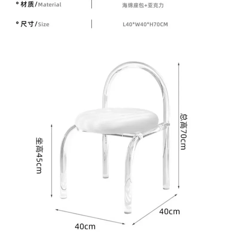 Minimalist Nordic Dining Chair With Soft Sponge Padded Seat 3 Fabric Option Stable Metal Frame For Small Apartment Indoor Use