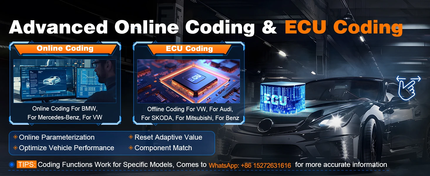 2026 XTOOL D9S BT Automotive Scanner Schlüsselprogrammierer ECU-Codierung OBD2-Diagnose Topologie-Karte mit 45+ Resets FCA SGW DOIP CANFD – Detail 6