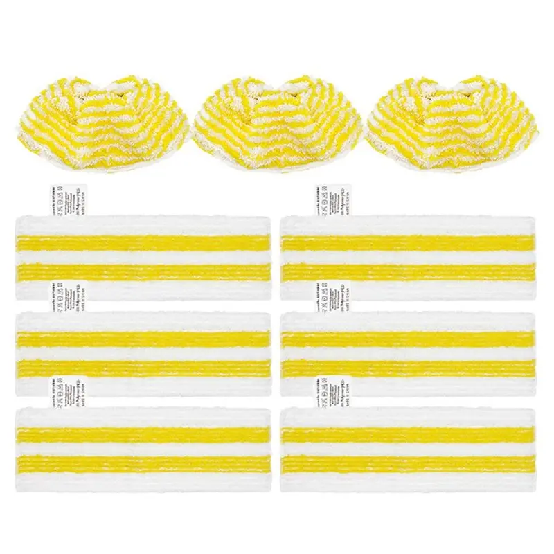 

For Karcher Easyfix SC2 SC3 SC4 SC5 Steam Mop Replacement- Microfiber Washable Handheld Vacuum Cleaner Parts Mop Rags Mop Pads A