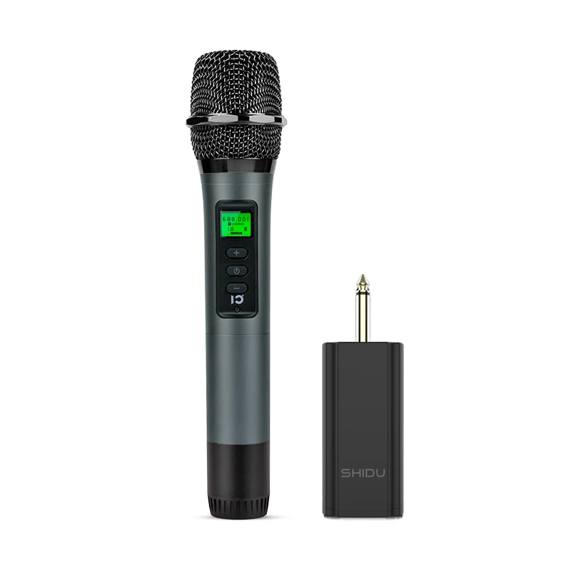 

SD-U10 Professional Wireless Mic Kit UHF Dynamic Handheld Wireless Microphone