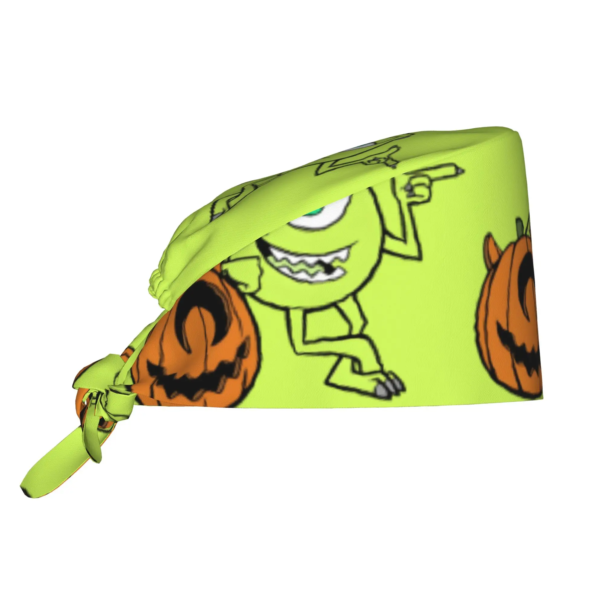 Custom M-Monsters Anime University Working Cap Surgical Hats Men Women  Operating Room Cap Operator Hats Lab Works Hat