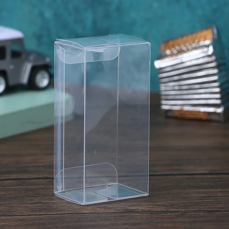 Boîte de présentation de jouets de modèle de voiture, support de rangement en PVC transparent, étui transparent, décor de fête, vitrine cadeau, 1:64, 20 pièces