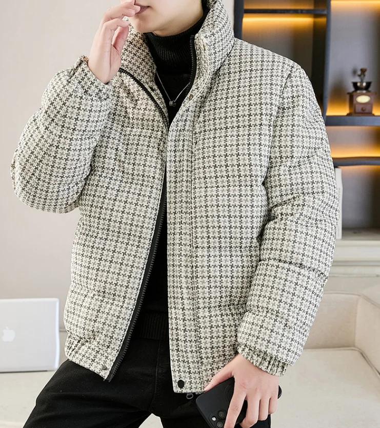 

Зимняя мужская хлопковая куртка, модная и универсальная, стильные мужские повседневные топы, мужская модная и теплая одежда