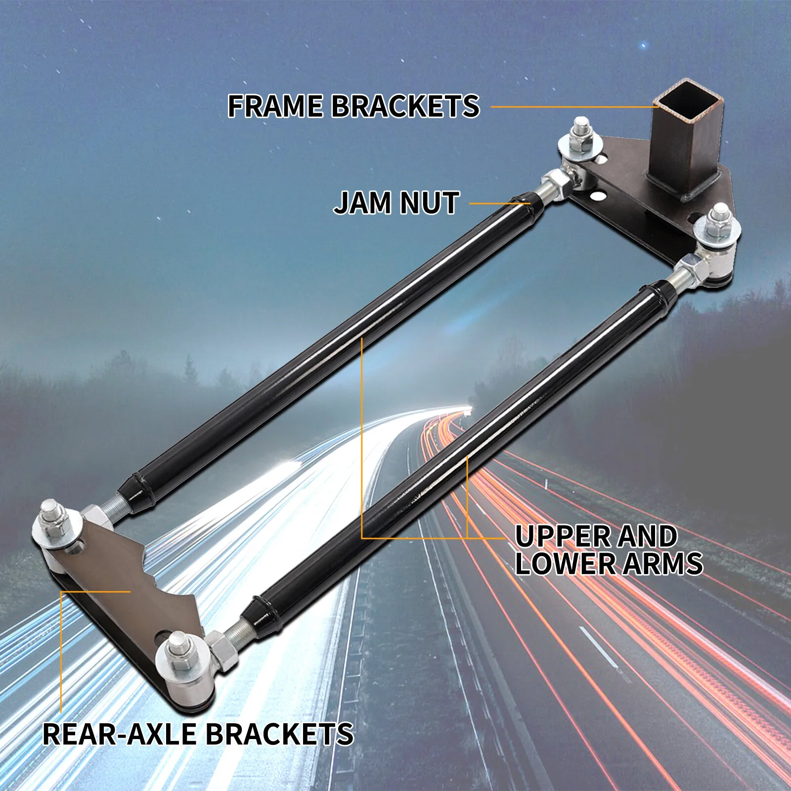 Universal Parallel 4 Link Mounts Kit For Hot Rod Rat Truck Classic Car Air Ride