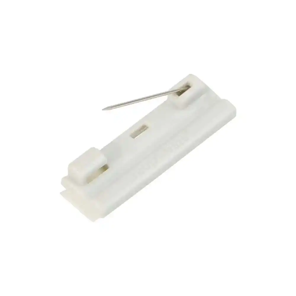 10pcs Sticky Shelf Adhesive Plastic Pin Back Suitable Name Badge Back Plastic Safety Badge Pin Backs