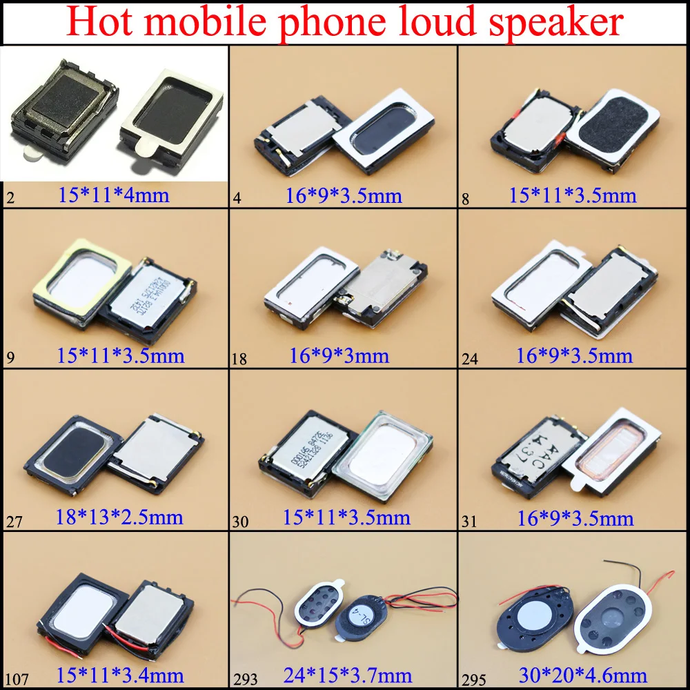 YuXi hot  Loud Speaker Buzzer Ringer Music Repair Part For Xiaomi  for Huawei / ZTE FLY Universal Compatible Used