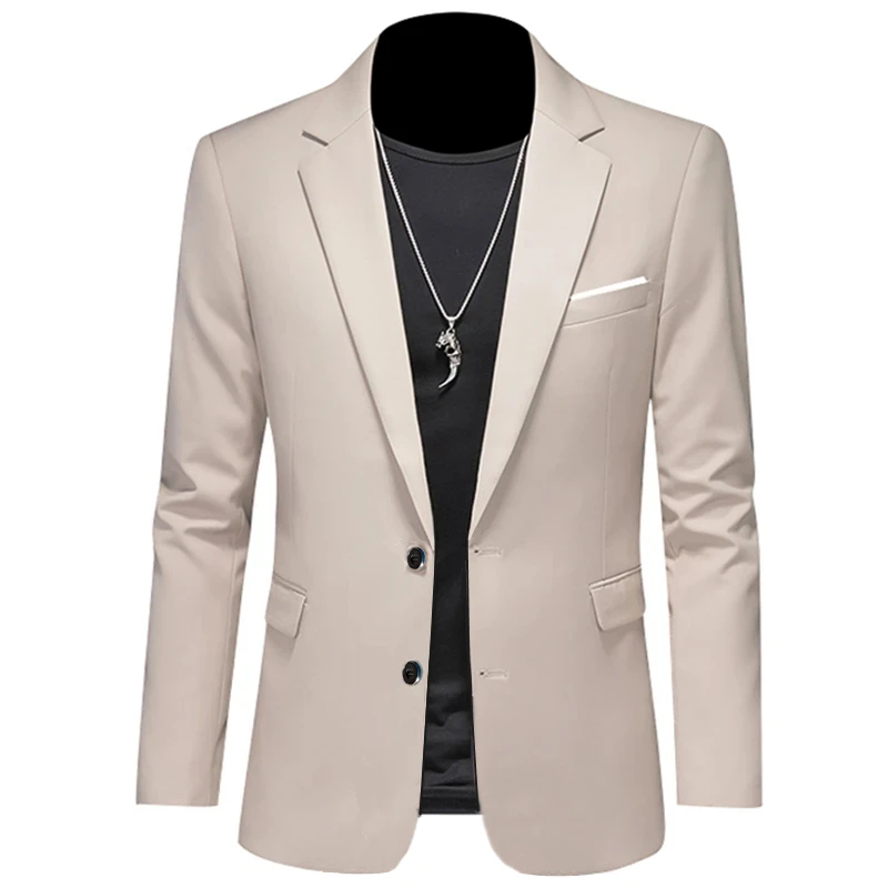 Chaqueta informal de negocios para hombre, traje Formal ajustado, chaqueta, abrigo, 25265590