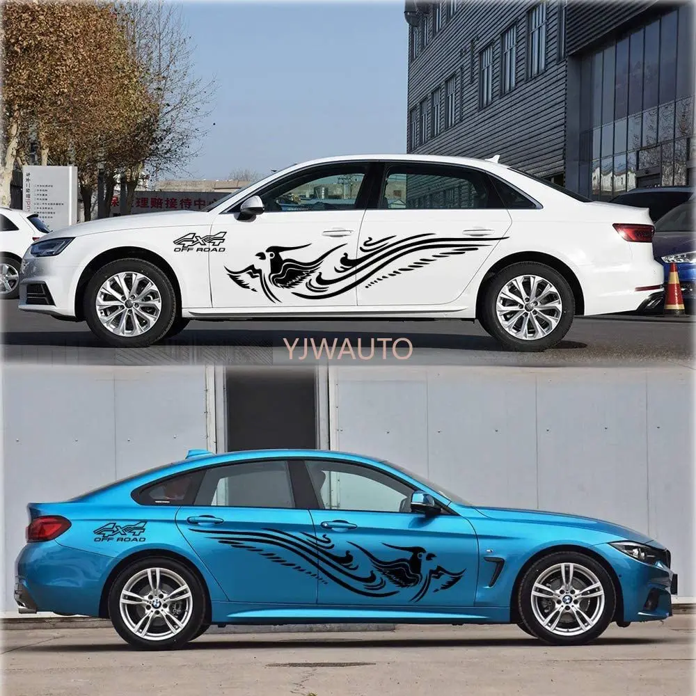 Car Stickers Phoenix Bird Totem Element Personalized Modified Styling Decals SUV Car Styling Body Stickers Tuning Accessories