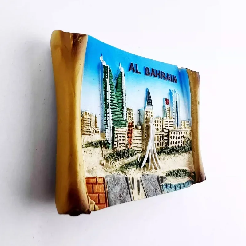 Bahrain Fridge Magnets East Asia Travelling Souvenirs Home Decor Photo Wall Magnetic Stickers Christmas Gifts