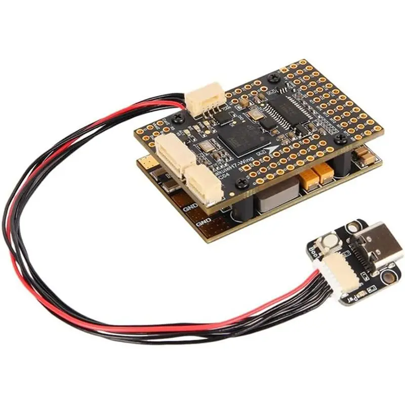 Holybro Kakute H743 para Avión RC, Placa de Control de Vuelo para Dron de Ala Fija, Compatible con Batería Lipo 3-8S, Sistema de Doble Firmware