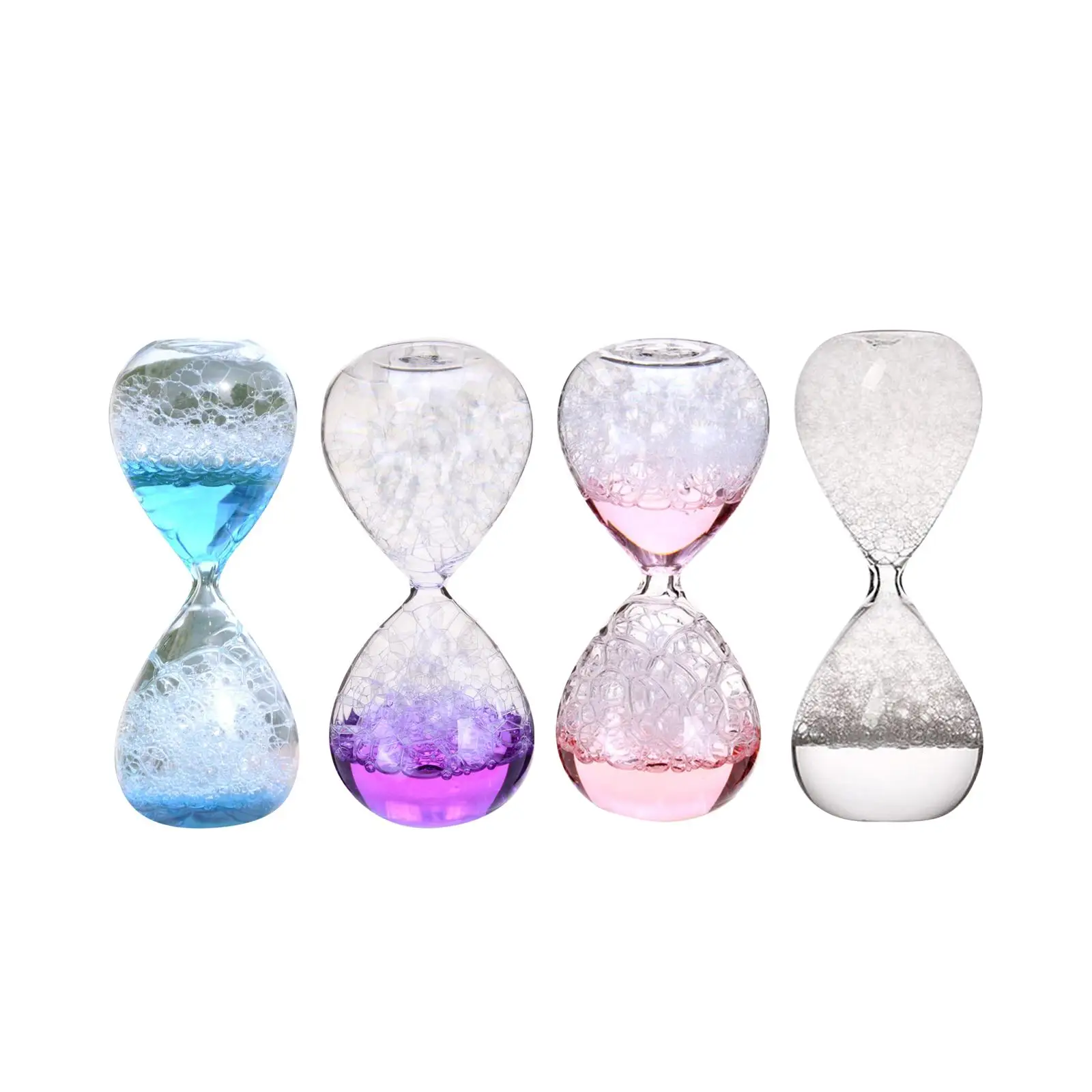 Glass hourglass, bubble, singing hourglass, hourglass, fluid motion, hourglass,