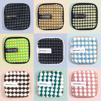 Microfiber Square Makeup Remover Sponge Double Layer Face Cleansing Towel Cloth Pads Washable Reusable Foundation Puff Wipe Tool