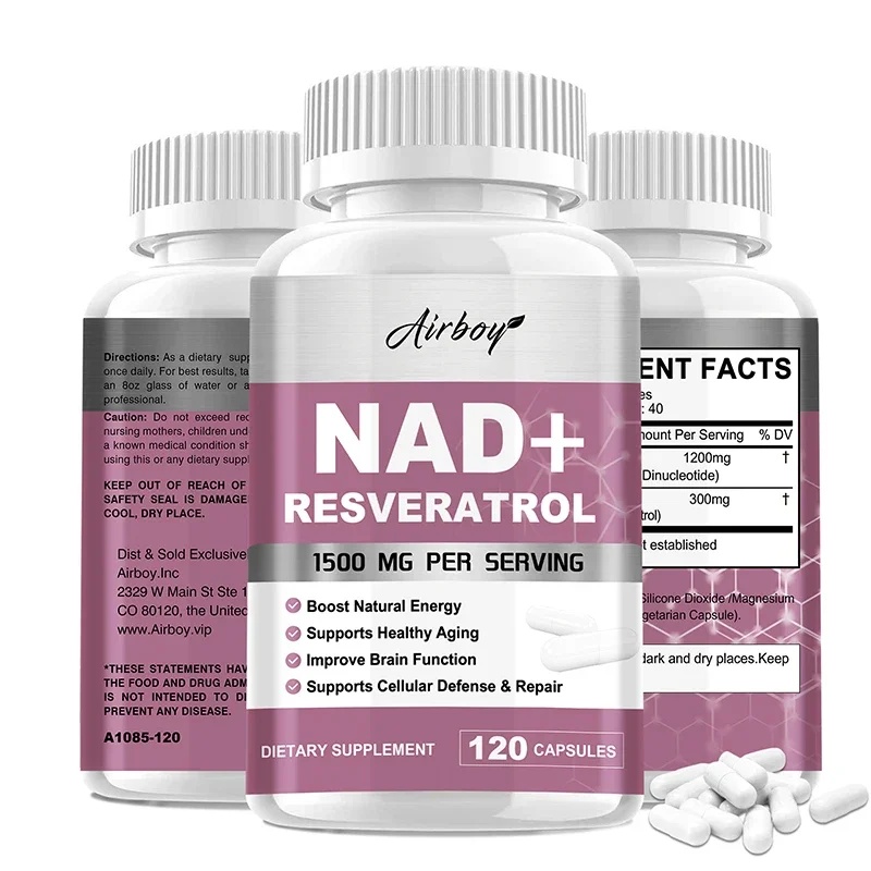 

Добавки NAD+ Resveratrol — естественная энергия, здоровье против старения и сотовой связи, укрепляет иммунную систему