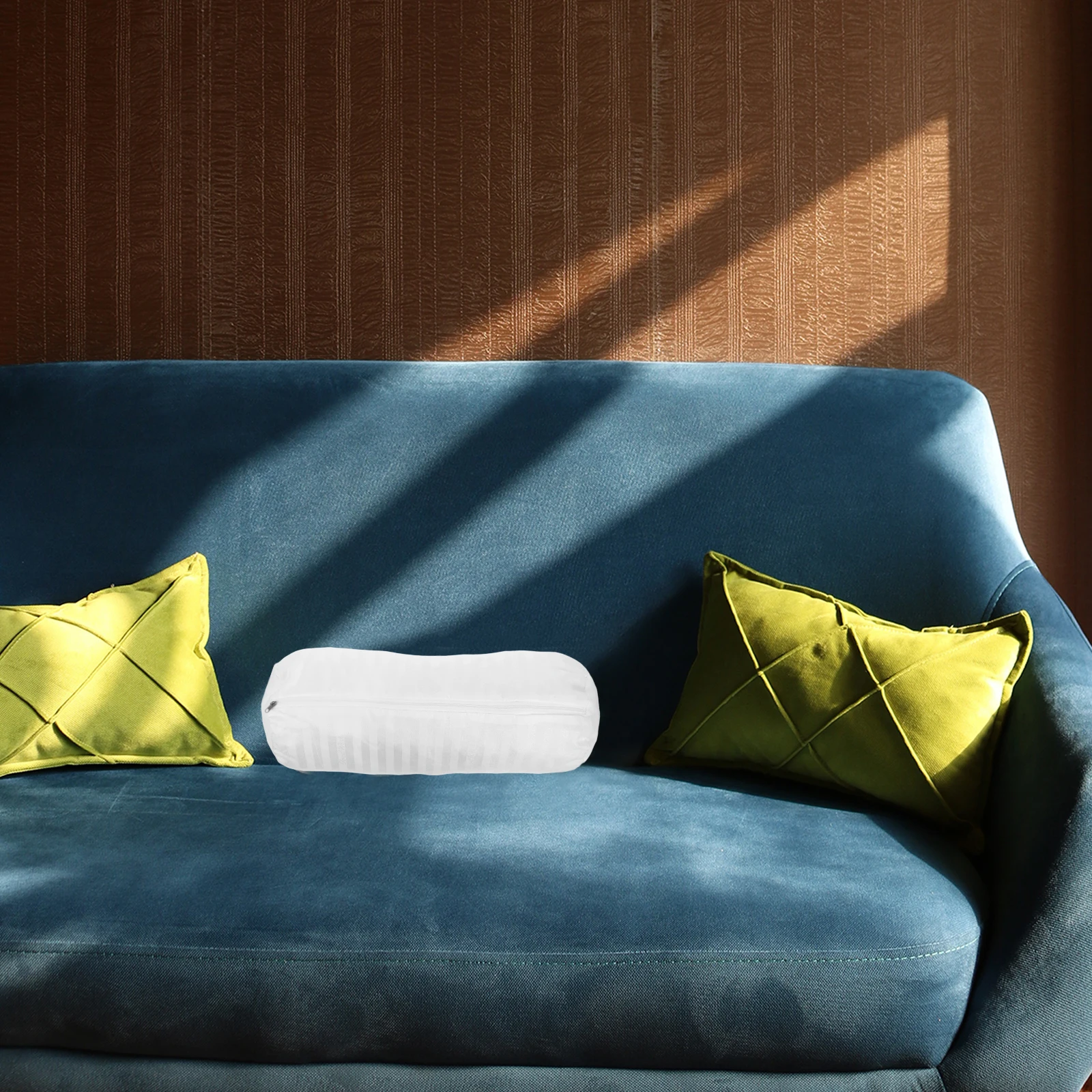 

Cylindrical Inner Pillow Case Soft Fabric Neck Sofa Bolster Covers Decorative Home Cervical Pillow Case Cover Couch Pillows