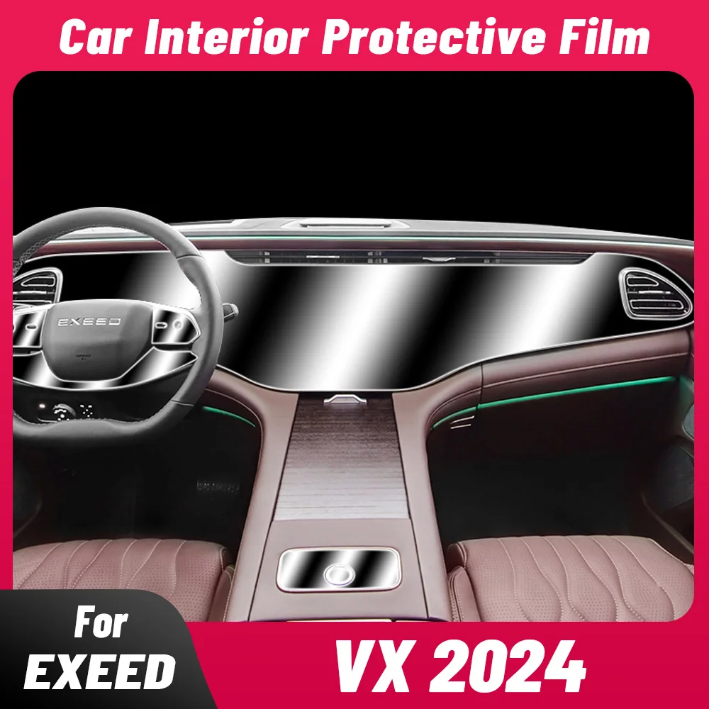 Anti-scratch Car Interior Center Console Media Dashboard Navigation TPU Protector Film For EXEED VX 2024 Accessories