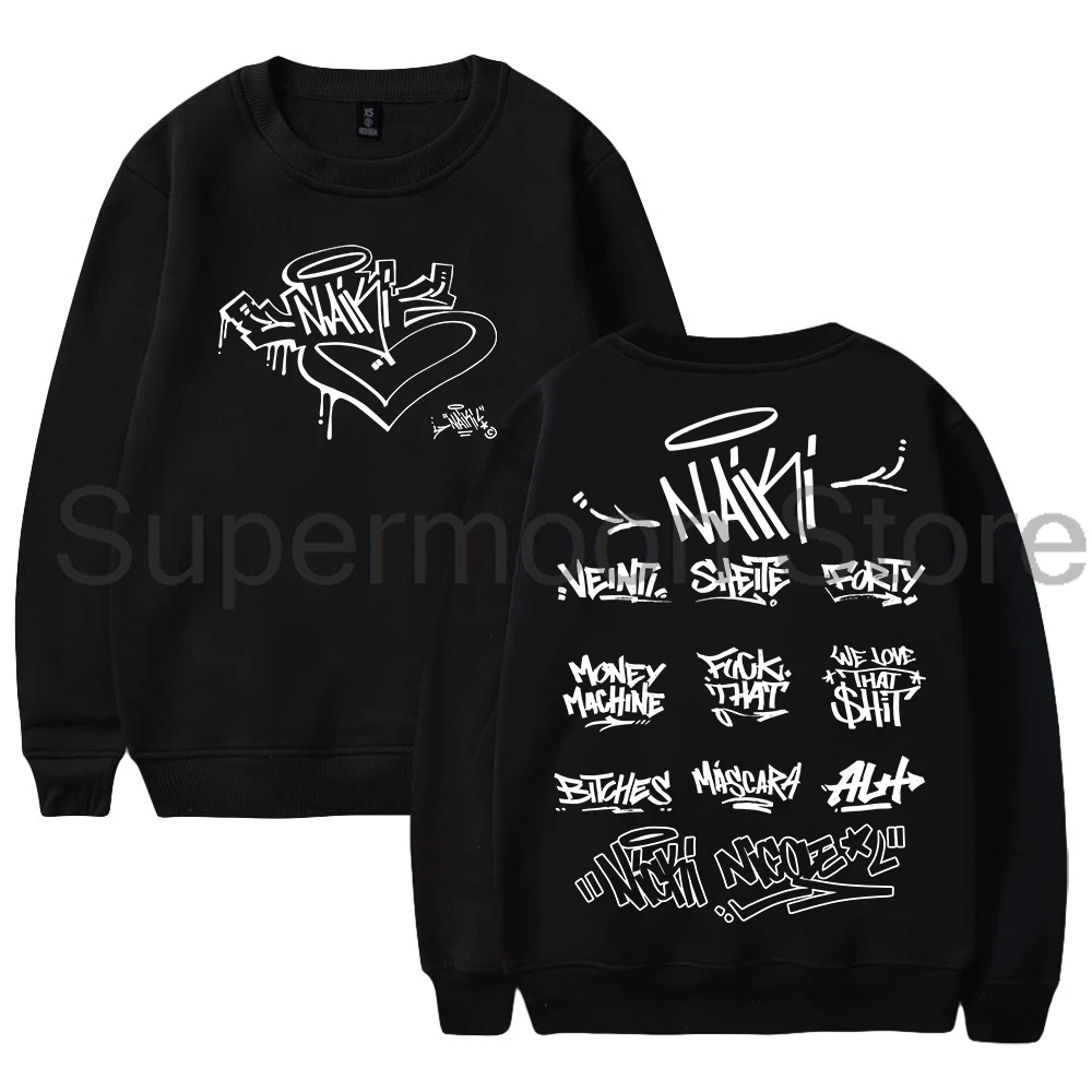 Nicki Nicole Naiki Album Merch 2025 Tour Crewneck Long Sleeve Streetwear Men Women Sweatshirts Trendy Outfits