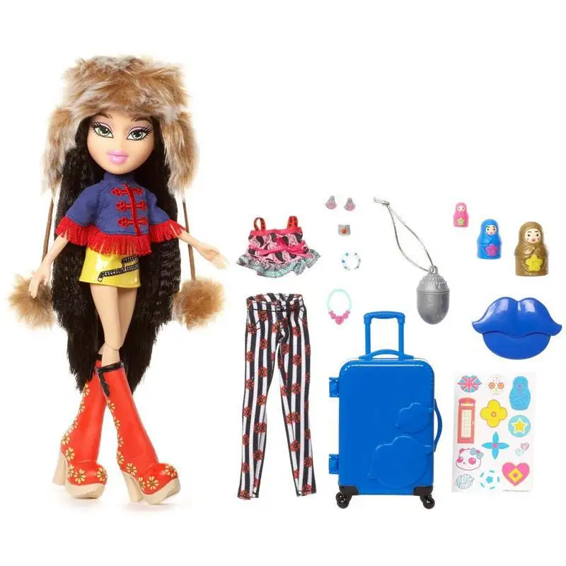 DISNEY original boxed MGA Girls Friends Bratz Yasmin Dolls Kidz Doll dress up doll Best Gift for girl Long Hair DIY Dream toys