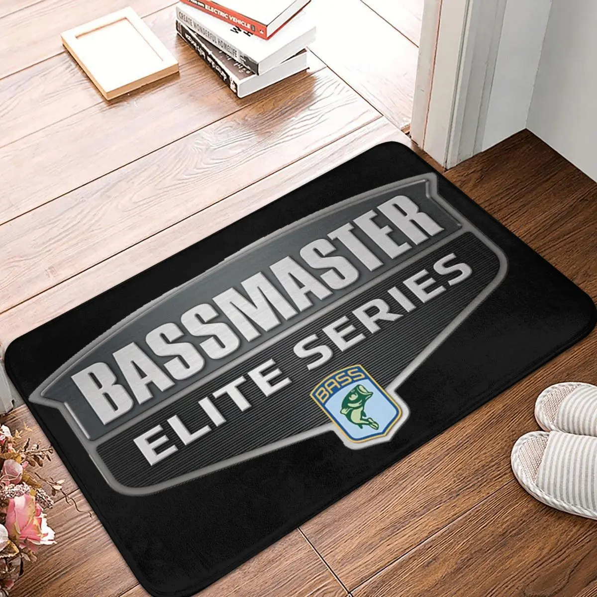 BASSMASTER ELITE SERIES FISHING Non-slip Doormat Floor Mat Washable Carpet Rug for Kitchen Entrance Home Balcony Footpad Mats