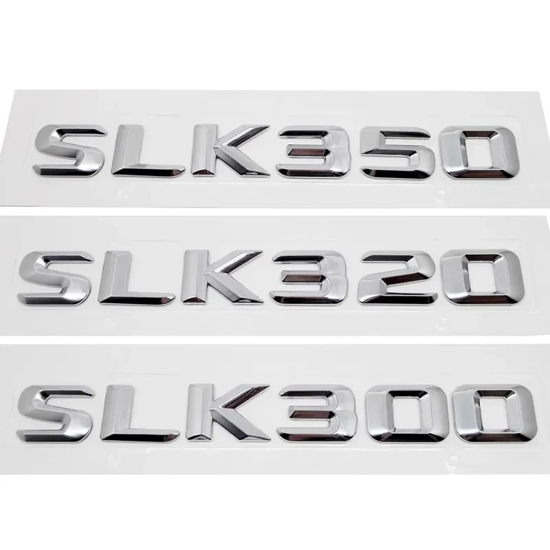 Rear Trunk Emblem Number Letter Sticker For R170 R171 R172 SLK63 SLK55 SLK200 SLK220 SLK230 SLK250 SLK260