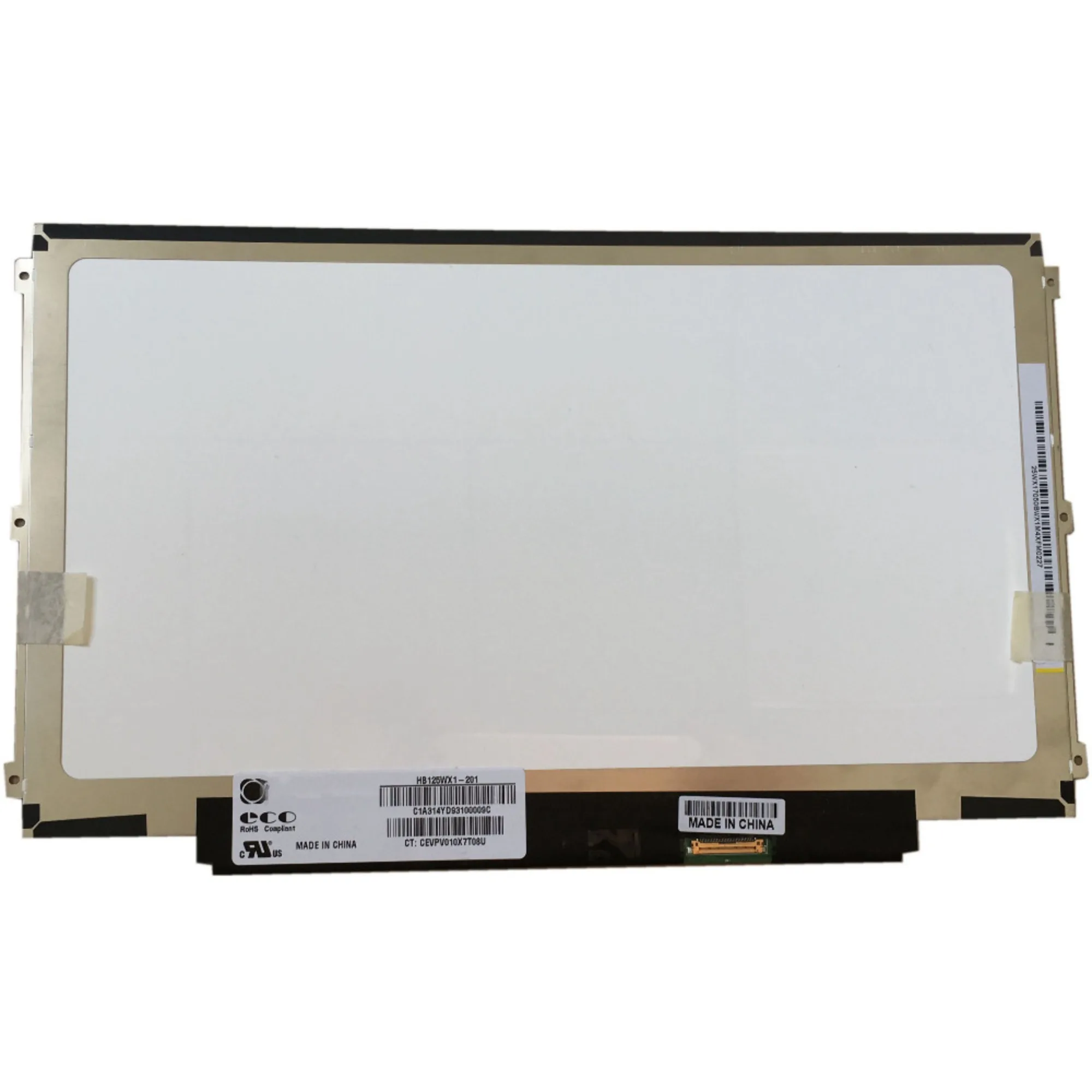 

HB125WX1-201 fit HB125WX1-100 B125XTN02.0 LP125WH2 TPB1 TPD1 30 pin Left+right 3 screw holes