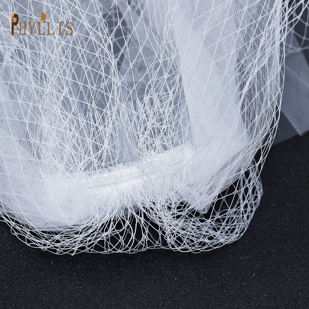 JM05 Handgemaakte Vogelkooi Sluier 2 Layer Dames Hoeden Wedding Party Bridal Mesh Tiara Bruid Haar Accessoires Vrouwen Party Haar Sieraden