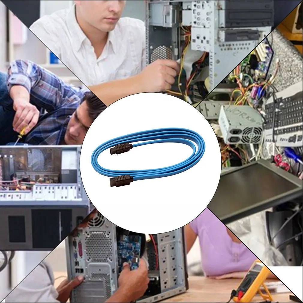 0.5M/1M SATA 3.0 III SATA3 SATAiii Tốc Độ Cao 6 Gb/giây Cáp Dữ Liệu Dây Thẳng Đến Thẳng Ổ Cứng HDD SSD SATA III Nối Dài