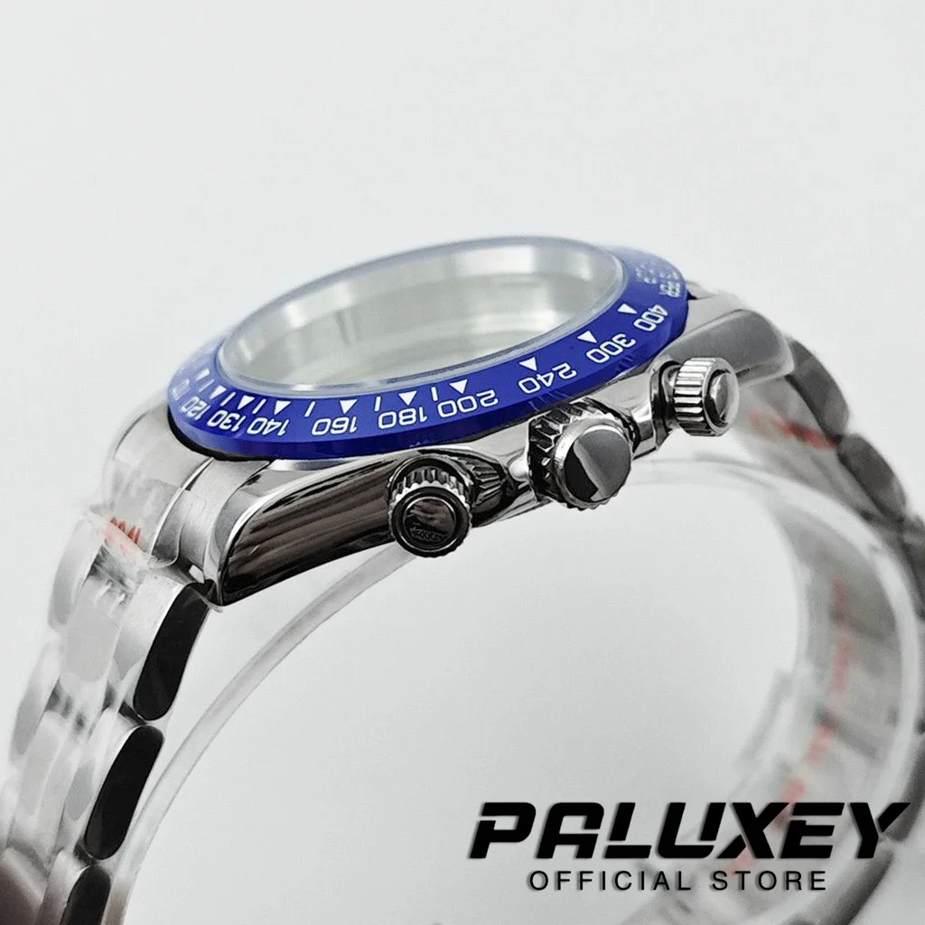 40mm VK63 Uhrengehäuse Braune Keramik-Lünette Zubehör Passend für Daytona VK63 VK64 Uhrwerk 29,5mm Zifferblatt Oyster Herren-Uhrenarmband – Detail 3