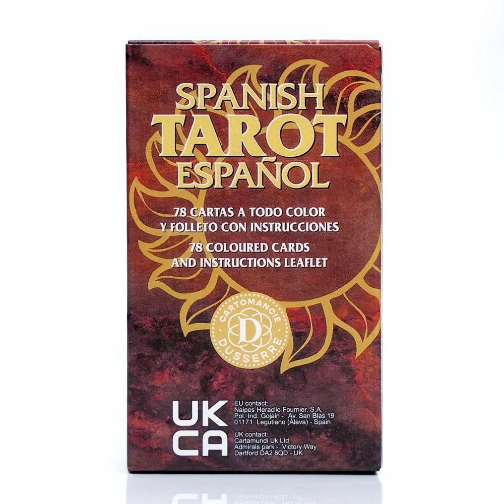 Española La Estrella Tarot The Star Oracle Deck Hiszpański Zestaw Kart Boski z Papierowymi Poradnikami Gra Rodzinna