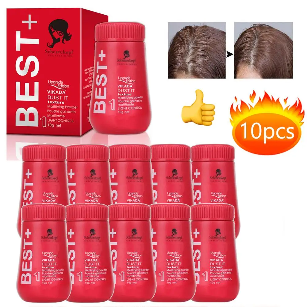 ユニセックスのふわふわパウダー,ボリュームを増やし,ヘアカットをキャプチャし,スタイリングをモデリングする,10個