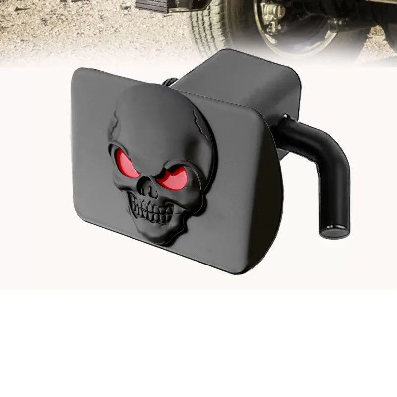 غطاء توصيل معدني بنمط ثلاثي الأبعاد مع غطاء غبار مفتوح مربع مناسب لجهاز الاستقبال مقاس 5.08 سم #4