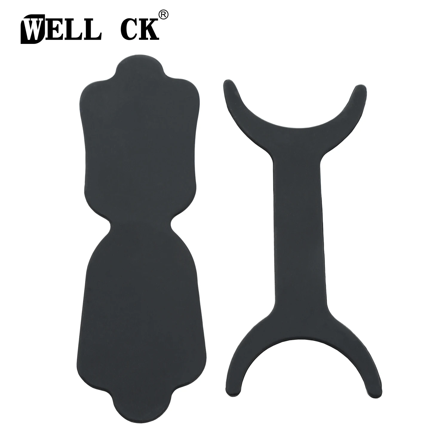 WELLCK 1pc Autoclavable/Bending Dental Photo Contrast Plate Photographic Black Background Board Dentist Tools