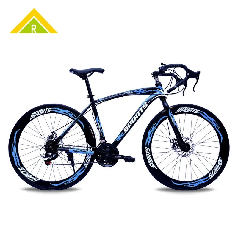 SKIG Road Bike Bike 700C Adult Variable Speed Bend Disc Brake City Race Men's And Women's Gift Bikes