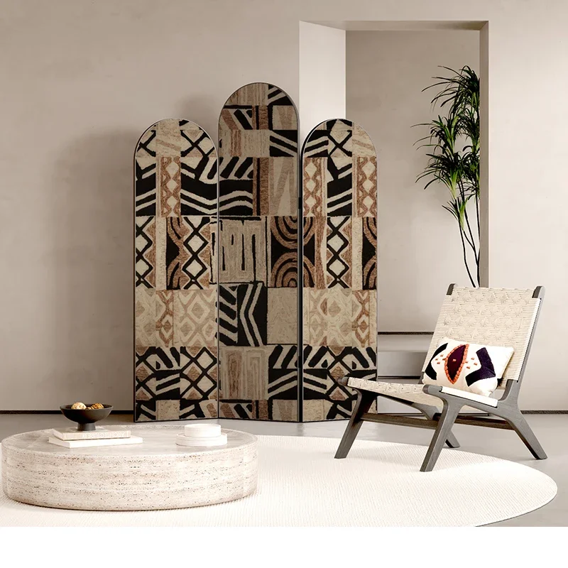 folding and moving, modern art abstract style, living room, bedroom, office, partition porch decoration, background baffle