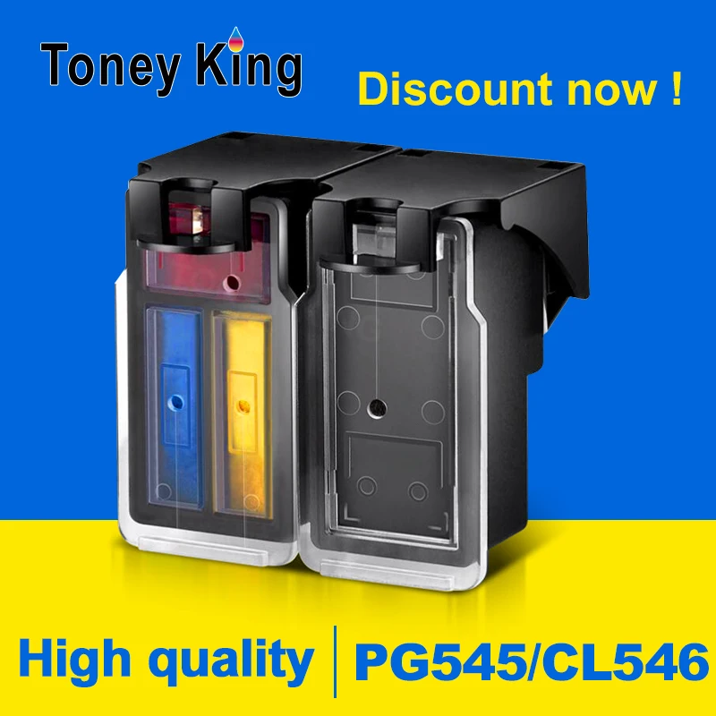 TONEY KING 545XL 546XL Refill Ink Cartridge PG 545 CL 546 XL for Canon PG545 CL546 PG-545 Pixma MG3050 2550 2450 2550S 2950