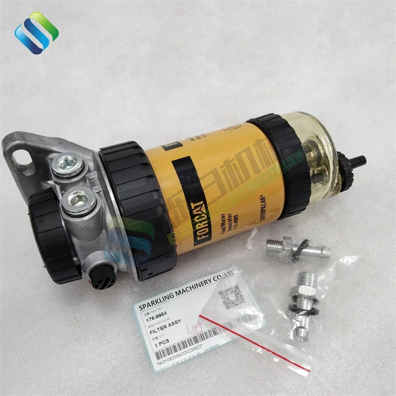 SKGM 176-9954 216 301.5 CB-14 Excavator Spare Parts 1769954 Fuel Filter Pump 176-9954